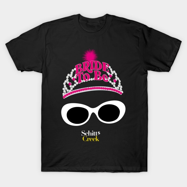 David Rose Bride To Be, as Schitt's Creek prepares for the wedding of the century, David wears a special Bride to be Tiara. T-Shirt by YourGoods